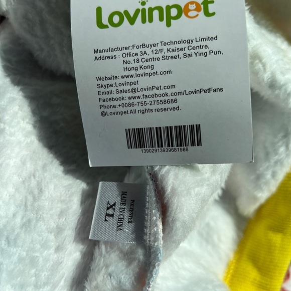 NWT LovinPet Jacket Warm Upgraded Flannel Size XL Pets Pajamas PJ’s Soft New - Picture 9 of 11